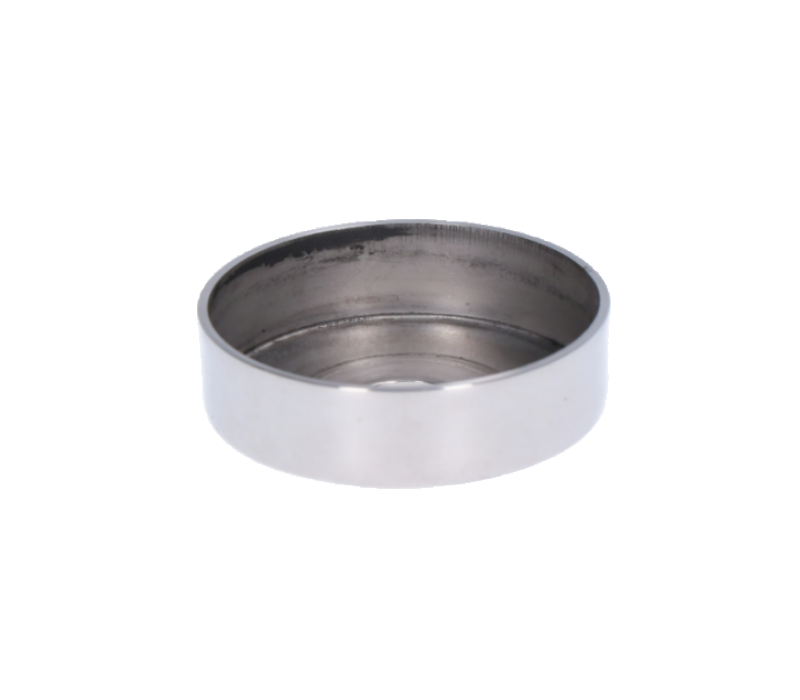 Kryt ø 45 mm na trubku ø 12 mm, leštená nerez AISI 304