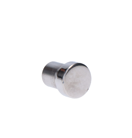 Ukončenie na trubku ø 12 mm, plný materiál, leštená AISI 304