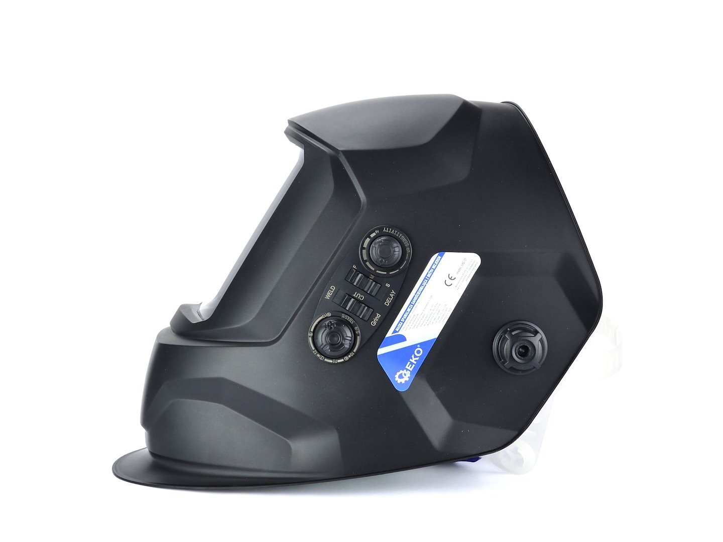 Zváračská kukla samostmievacia s velkým priezorom, čierna