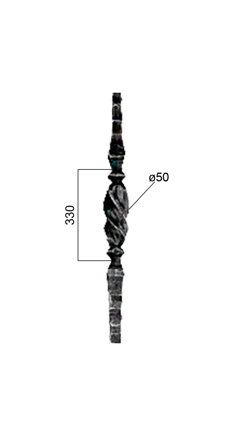 Tyč 25 x 25 x 1300 mm