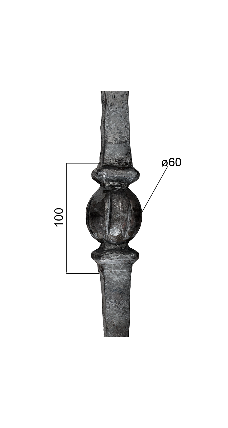 Tyč 25 x 25 x 1200 mm