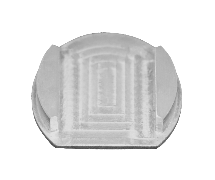 Ukončenie 42,4 mm na madlo AL-HM42-2.5/AL-HM42-5, hliník