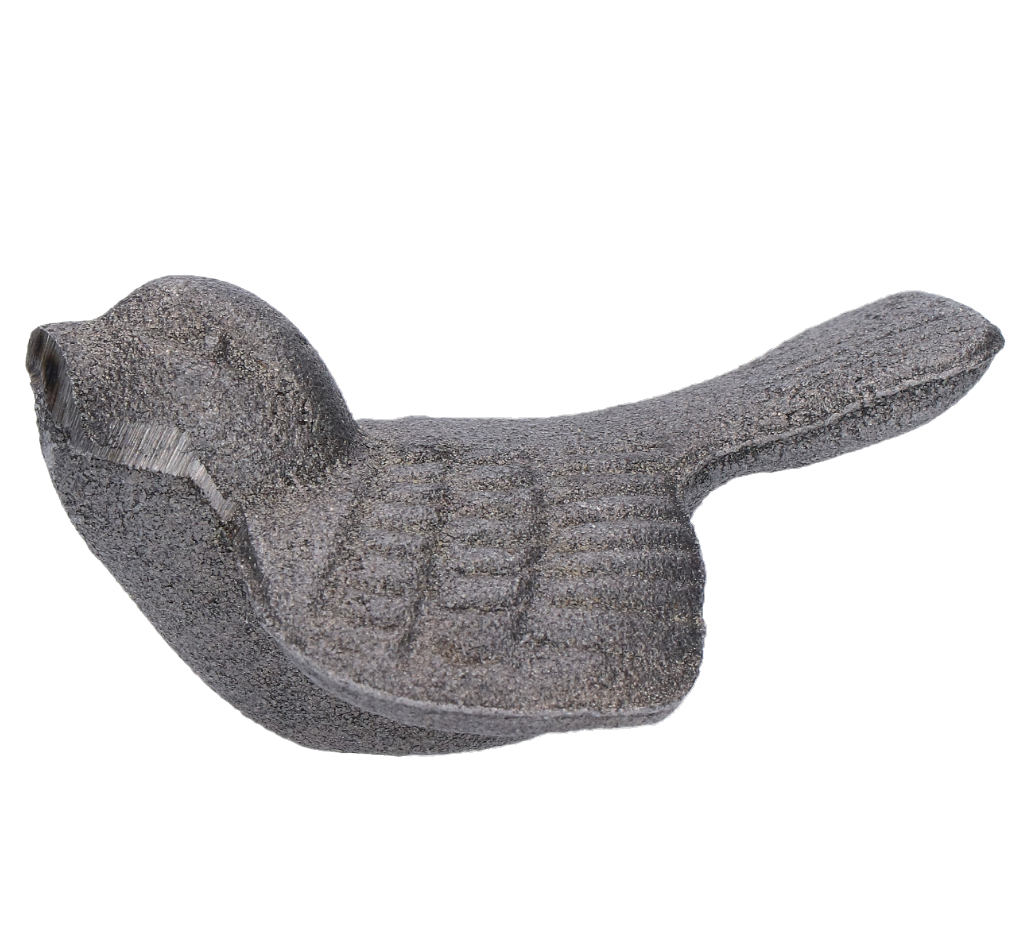 Dekoračný prvok 53 x 71 x 31 mm - sediaci vták, odliatok