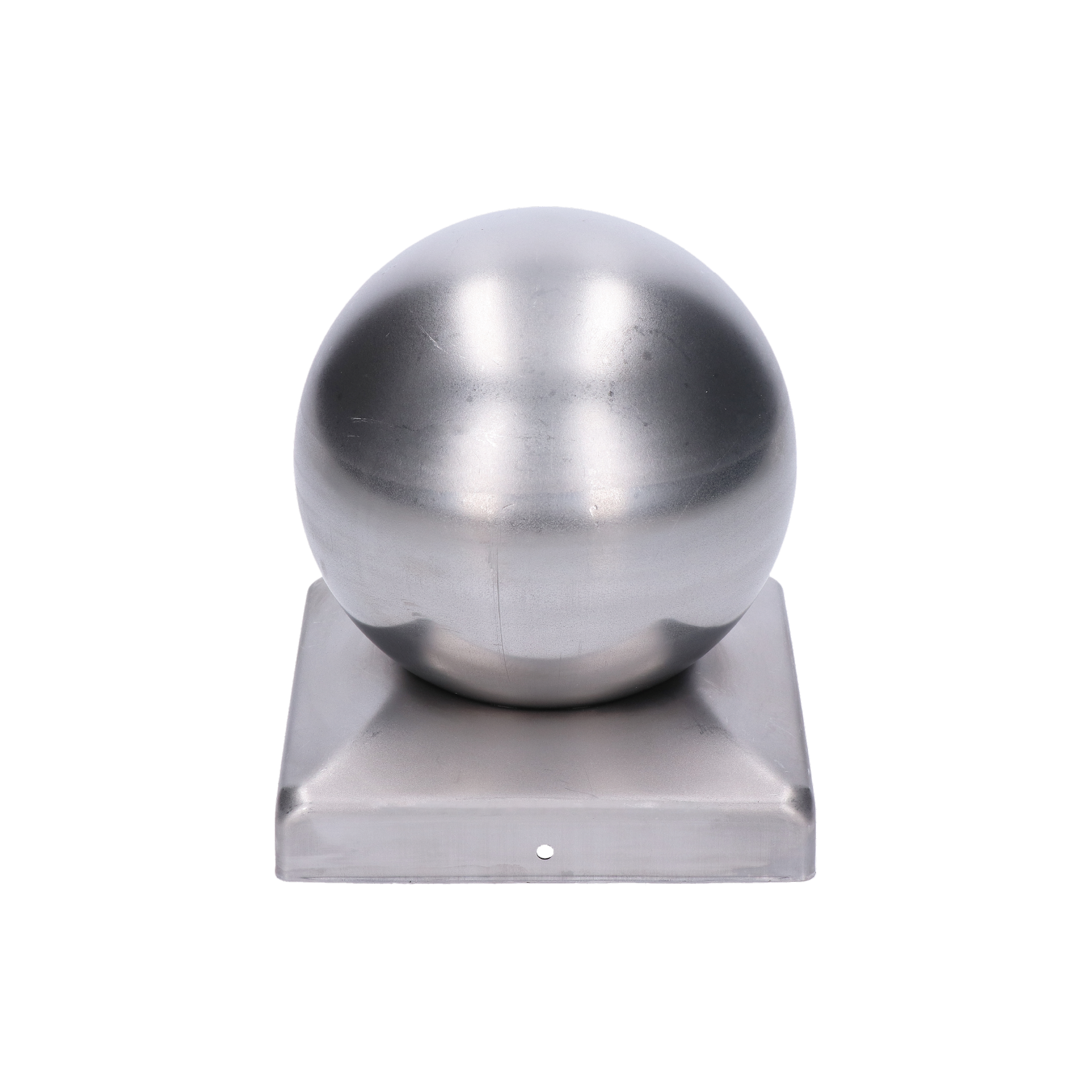 Strieška plechová, 60 x 60 mm s guľou ø 60 mm