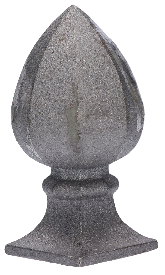 Šiška H = 130 mm, podstavec 58 x 58 mm, dutá