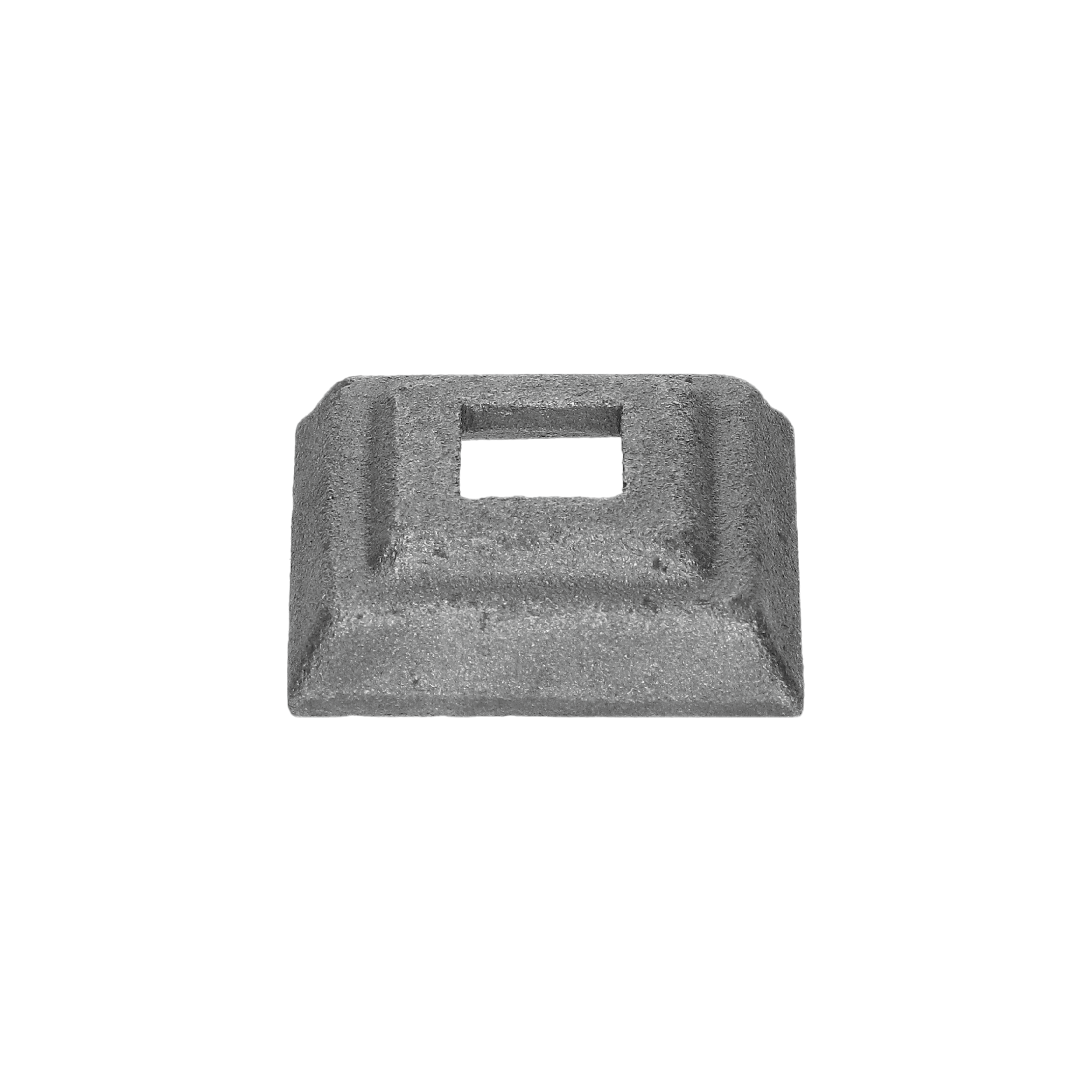 Krytka kovaná 42 x 42 x 13 mm s otvorom 15 x 15 mm, odliatok