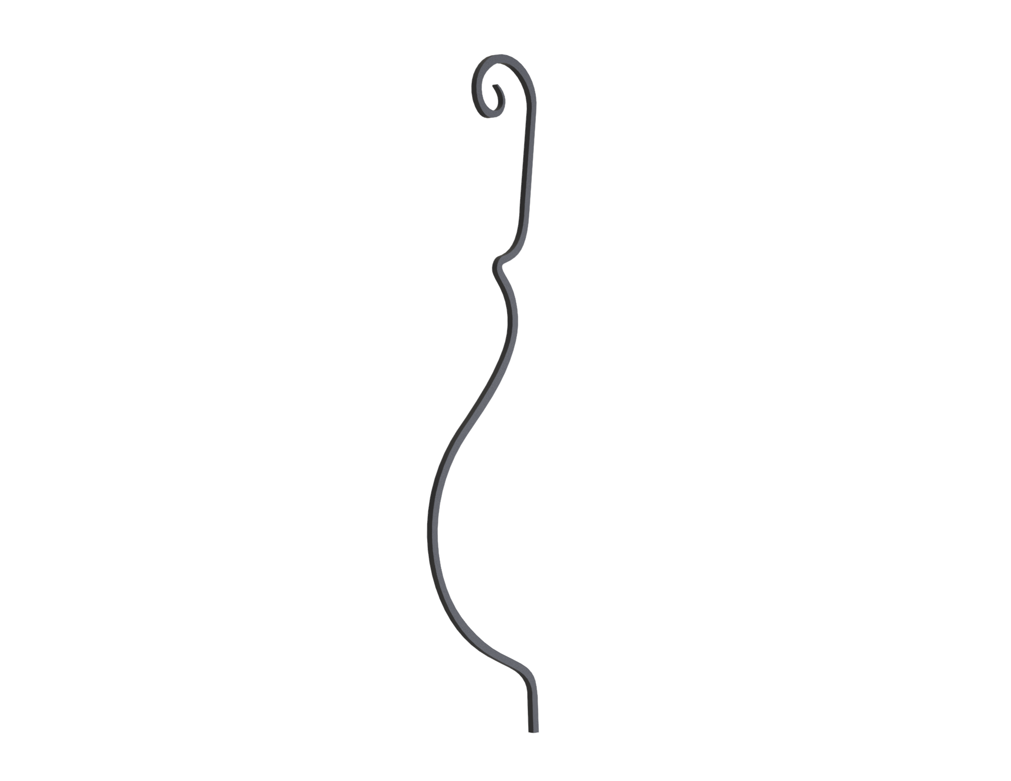 Tyč 12 x 12 mm, 1000 x 220 mm