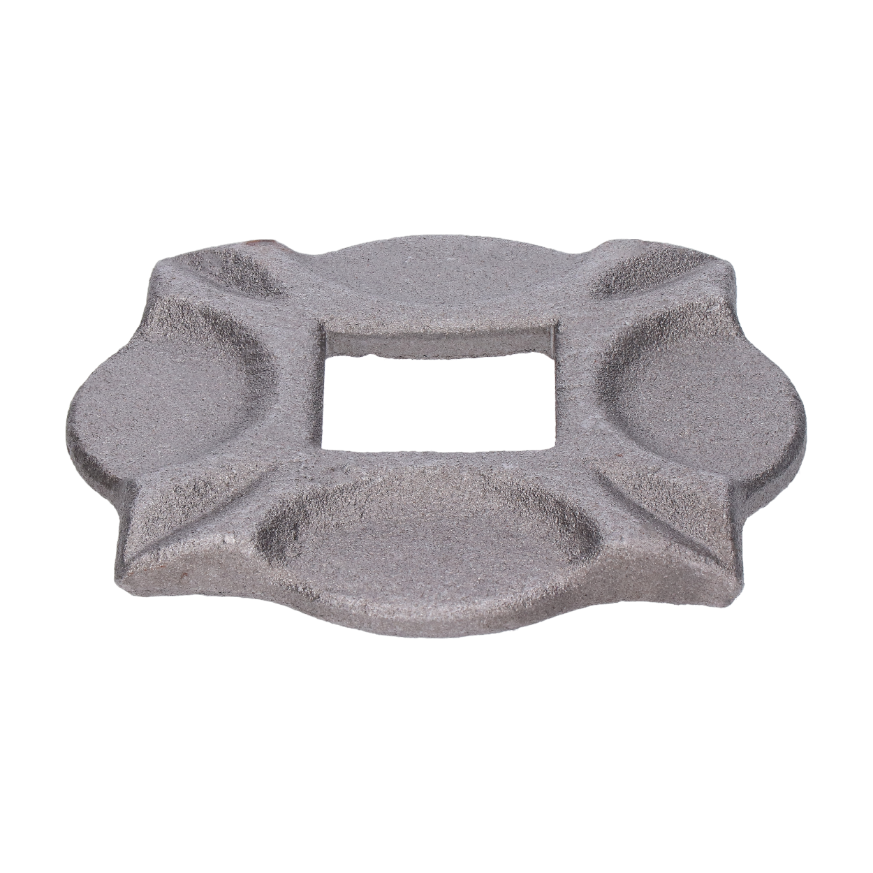 Pätka 100 x 100 x 10 mm, otvor 30 mm, bez povrchovej úpravy