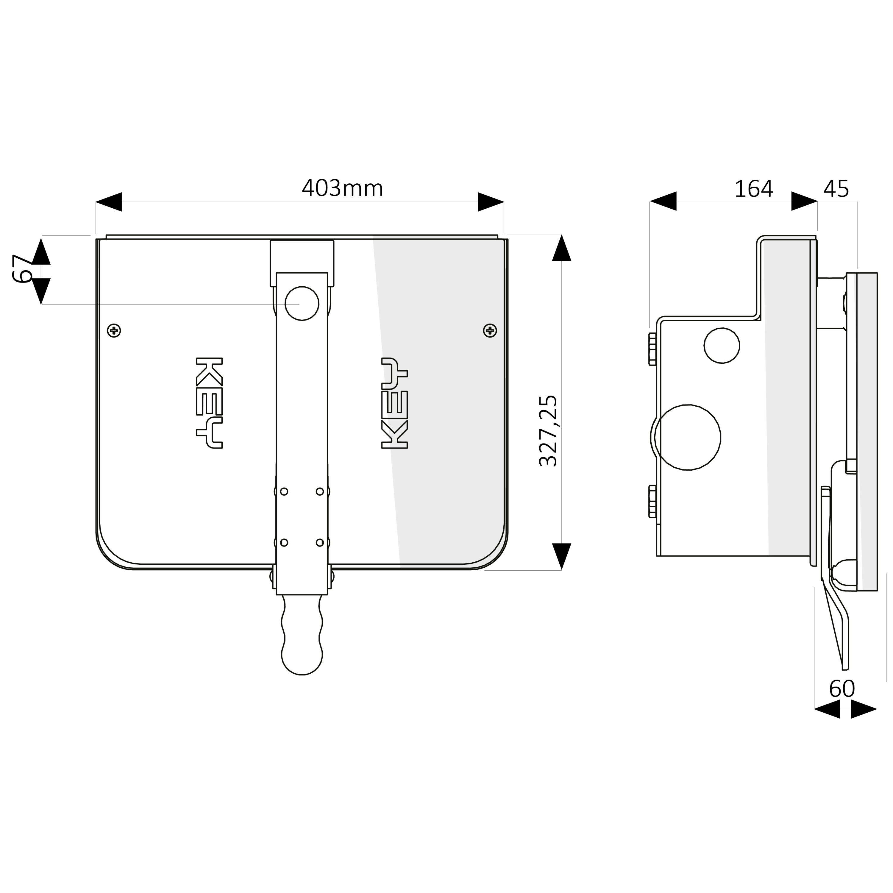 900KUND2KS UNDERKIT podzemný pohon pre bránu do 3 m/krídlo