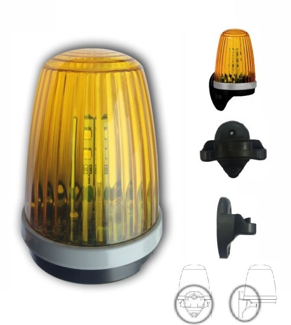 LED lampa F5000, 12/24/230 V, zabudovaná anténa