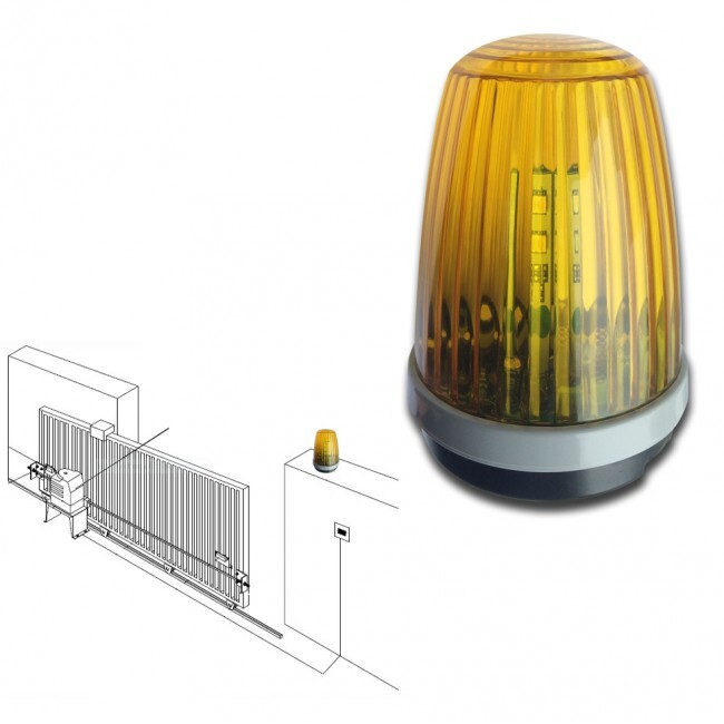 LED lampa F5000, 12/24/230 V, zabudovaná anténa