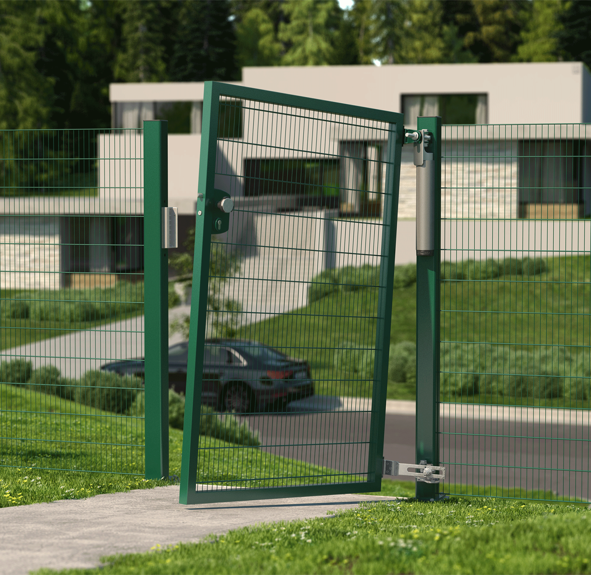 Set naváracích mimoosových závesov M16, 180° do svahu, 3D