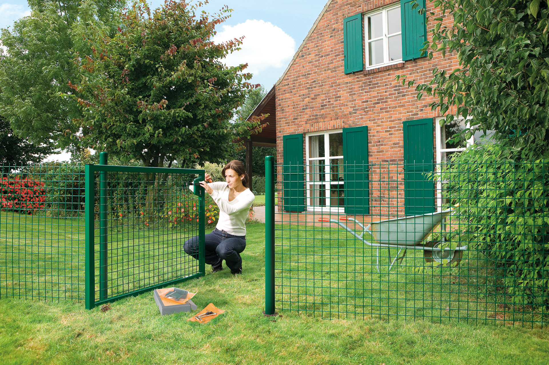 Zámkový set LAKZ P1 pre profil 40 x 40 mm, voliteľná RAL Locinox farba 6005