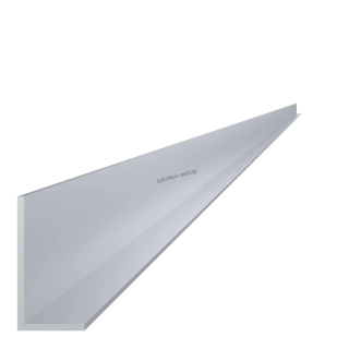 L profil 50x20x2mm,dĺžka 6000mm, materiál EN AW-6060 T66, prírodný hliník bez povrchovej úpravy, cena za kus