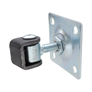 Záves M12 s platňou 80 x 80 mm, 90° nastaviteľný 1D