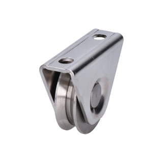 Vodiaca kladka ø 58 mm na montáž pod rám, nerez AISI 304