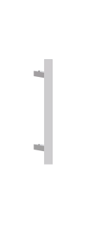 Madlo 45°, L = 500 mm, brúsená AISI304