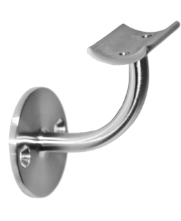 Držiak madla ø 42,4 mm na stenu, brúsená nerez AISI 304