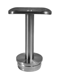 Držiak madla na trubku ø 42,4 mm, narážací, brúsená AISI 304