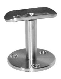 Držiak madla ø 42,4 mm, brúsená nerez AISI 304
