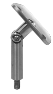 Držiak madla ø 42,4 mm s kĺbom, M8, brúsená AISI 304