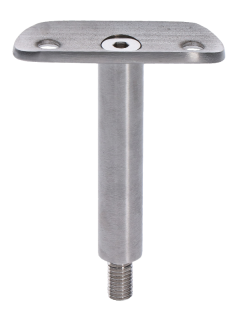 Držiak madla ø 42,4 mm, pevný, M8, brúsená AISI 304