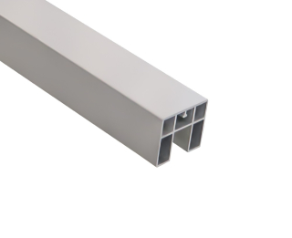 Madlo 60 x 40 x 2500 mm pre sklo 8 - 17,5 mm, brúsený povrch