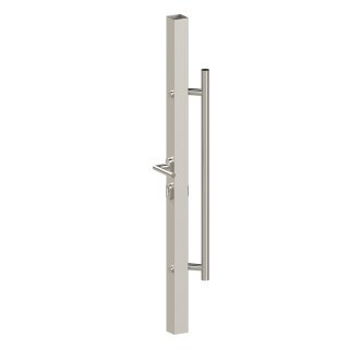 Madlo 45° a kľučka pravá, L = 800 mm AISI 304