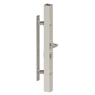Madlo 45° a kľučka ľavá, L = 600 mm, AISI 304
