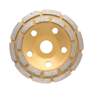 Brúsny diamantový kotúč 125 x 22 mm, bez závitu, dvojradový