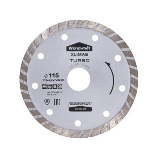 Turbo diamantový kotúč 115 x 2,2 x 22 mm