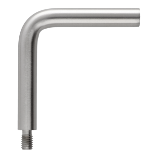 Uholník 90°, M8/M6, ø 12 mm, L = 75 mm, brúsená AISI 304
