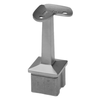 Držiak madla pevný rohový, na trubku ø 42,4 mm, AISI 304