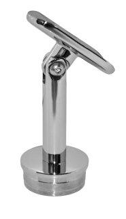 Držiak madla, narážací s kĺbom na ø 42,4 mm, AISI 304