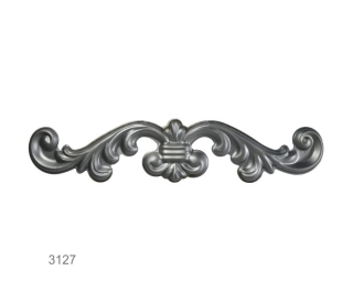 Ornament plechový 495 x 95 x 1 mm