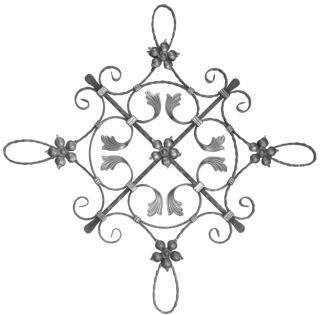 Ornament 640 x 640 mm, profil 12 x 6 mm