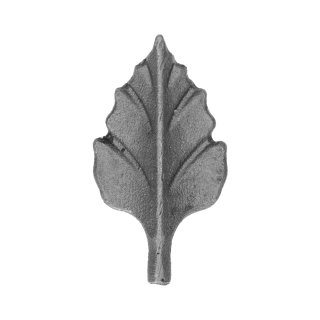 List 80 x 40 x 4 mm, obojstranný vzor, odliatok