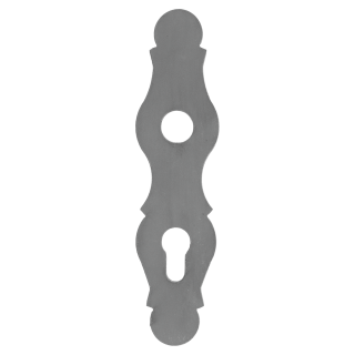 Štít s otvormi 210 x 52 x 3 mm, rozteč 72 mm, otvor ø 20 mm
