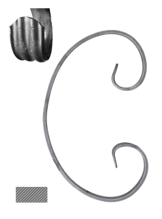 Céčko 300 x 180 mm, 12 x 6 mm