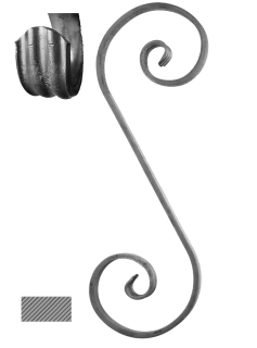 Esko 380 x 120 mm, 12 x 6 mm, hladké, široké rozkutie