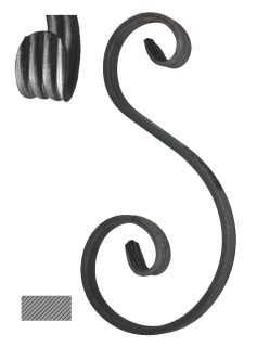 Esko 260 x 120/70 mm, 12 x 6 mm, široké rozkutie