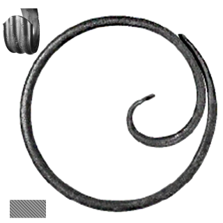 Kruh ø 120 mm, 14 x 6 mm, základné rozkutie