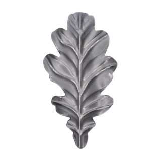 Dubový list 170 x 90 x 2 mm, plech bez povrchovej úpravy