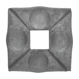 Pätka 90 x 90 x 8 mm, otvor 26 mm