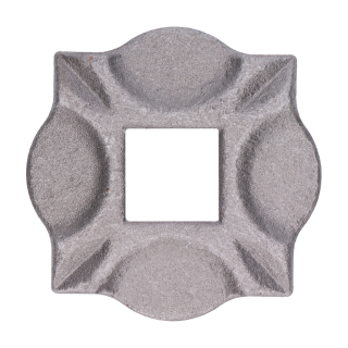 Pätka 100 x 100 x 10 mm, otvor 30 mm, bez povrchovej úpravy