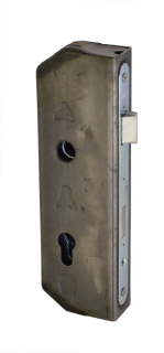 Kazeta na profil 40 x 30 mm so zámkom ZM90/80, rozteč 90 mm