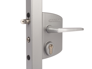 Zámkový set LAKQ U2 pre profil ø 60 - 80 mm, voliteľná RAL Locinox farba 6005