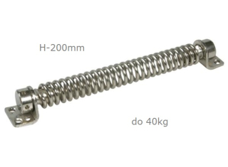 Dverový pružinový zatvárač H = 200 mm, do 40 kg