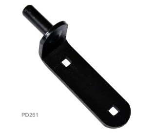 Kovanie 150 x 35 x 4 mm, ø 14 mm, povrch čierny lak