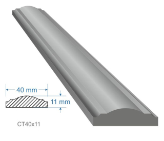 Madlo 40 x 11 x 6000 mm
